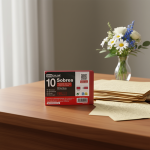 Sobres de Papel Rojos de 90x140 mm - Duraderos y Atractivos para Envíos y Celebraciones - Product Image 3