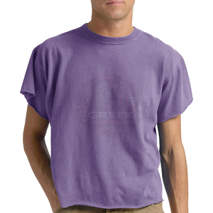 Camisetas Extra Grandes para Hombre, de Algodón Suave, Grueso, Transpirable, de Secado Rápido, Bordadas, Sólidas, de Manga Corta, Estilo Urbano, Casual, Corte Holgado - Product Image 6