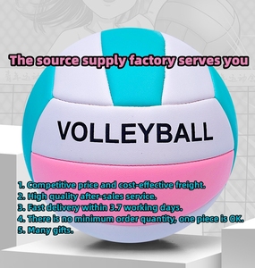 Balones de Voleibol Personalizados al por Mayor, Balón de Voleibol Inflable de Fibra PU de Tamaño 5 para Entrenamiento y Partidos - Product Image 3