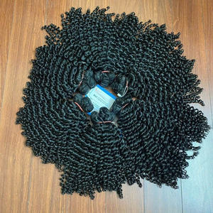 Cabello rizado con trama de vapor, color natural, listo para enviar, cabello virgen, proveedor de cabello virgen, paquete de cabello virgen, trama doble. - Product Image 6