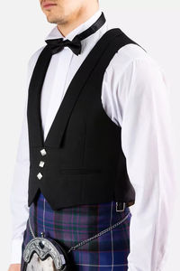Veste de cérémonie écossaise Prince Charlie élégante pour homme, 100 % laine, motif uni, saison hiver, service OEM, classique - Product Image 4