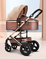 Poussette bébé en métal haute performance, légère, pliable, avec assise et position allongée, absorption des chocs bidirectionnelle, pour nouveau-nés et enfants