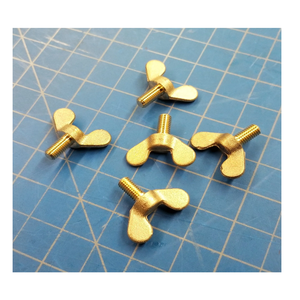 Vis à ailettes en laiton durable, fixation filetée de précision, facile à installer pour les machines, la plomberie et les projets de bricolage - Product Image 5