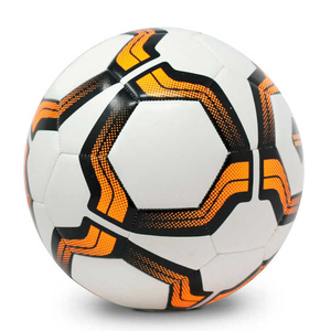 Balón de Fútbol de PU Blanco, Naranja y Negro, Impresión por Sublimación, Balón Deportivo para Todas las Estaciones, Uso en Exteriores, Entrenamiento - Product Image 2