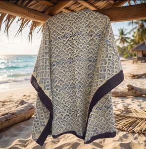 Wholesale Hand Block Printed <b>Sarong</b> 100% Soft Cotton Tropical Print <b>Sarong</b> Wrap Soft Cotton Beach Cover Up for Vacation cover up - Product Image 6
