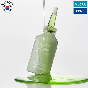 เซรั่มบำรุงผิวหน้าสูตรเย็น ผสมว่านหางจระเข้ PDRN ไฮยาลูรอนิก แอซิด คอลลาเจนวีแกน ช่วยให้ผิวขาวกระจ่างใส ขนาดพกพา 1 มล. ผลิตภัณฑ์ความงามเกาหลีจากเกาหลีใต้ - Product Image 5