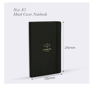 Parker Vector Stainless Steel Chrome Trim Ball Pen and <b>Notebook</b> Blue Ink Fine Point Ideal Gift <b>Set</b> for Professionals and Per - Product Image 3