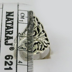 Bague en argent Sterling 925 simple thaïlandais en forme de lancement, bijoux en argent frais 925, Sterling indien - Product Image 4