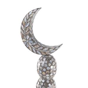 Support décoratif en nacre durable en forme de croissant de lune, décoration de table islamique pour Ramadan et Eid Mubarak, fait main, vente en gros, direct usine - Product Image 6