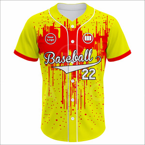 Custom Baseball Jersey Set Moisture Wicking Breathable Polyester Sublimation Team Uniform Factory Supply Wida Sports - Product Image 2