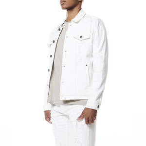 Latest Arrival Unique Style Unisex Denim Jacket <b>Pant</b> Set Eco-Friendly Breathable Streetwear Vintage Trending Direct Factory - Product Image 3