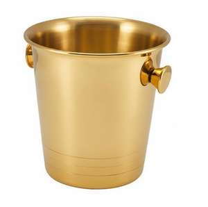 Seau à glace isotherme tendance en métal argenté avec pince, panier de rangement pour boissons fraîches, idéal pour les fêtes en intérieur, seau à glaçons - Product Image 6