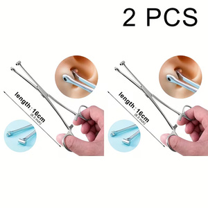 Instrument chirurgical ORL, pince manuelle en acier inoxydable de 16 cm pour procédure oreille-nez-gorge - Product Image 1