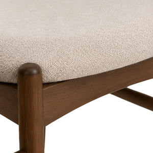 Ensemble de table à manger en teck rond minimaliste de luxe ARTERRA, mobilier moderne pour hôtel, villa - Product Image 5