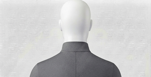 Suéter de Punto Gris Oscuro para Hombre, Cuello Alto, Cierre de Cremallera de un Cuarto, Manga Larga, Corte Regular, para Otoño, Secado Rápido, Diseño Sólido - Product Image 6