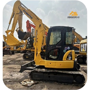 Excavadora Hidráulica de Orugas Usada Komatsu PC55MR de 5 Toneladas, Original de Japón, con Motor y Bomba - Product Image 1