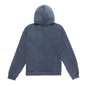 เสื้อฮู้ดดี้ผู้ชายพิมพ์ลาย 3 มิติ ล้างสีแบบแอซิดวอช สกรีนโลโก้ตามสั่ง ขายดี เสื้อกันหนาวมีฮู้ดไซส์ใหญ่พิเศษสำหรับฤดูหนาว - Product Image 3