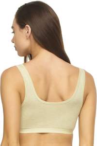 Bralette Elegante para Mujer, Tejido Adaptable, Ecológico, Spandex/Algodón, Sujeción Suave, Levantamiento Delicado, Control de Respiración, Textura Suave - Product Image 3