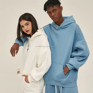 Sweats à la mode streetwear sweat à capuche de luxe 100 coton pull Logo personnalisé impression broderie unisexe sweats à capuche unis vierges - Product Image 1