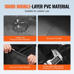 540L/142.7 Gallon Large Capacity RV Water Tank 1000D PVC Collapsible <b>Hydration</b> <b>Bladder</b> Soft Water Storage Containers for Remote - Product Image 2