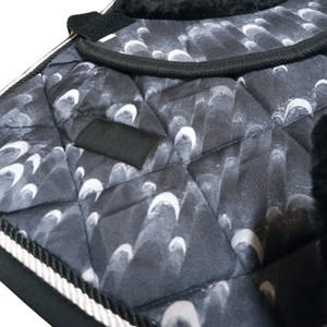 Équipement d'équitation de dressage en gros : Tapis de selle confortable et respirant, ensemble pour chevaux en coton personnalisé OEM avec doublure en polycoton - Product Image 4