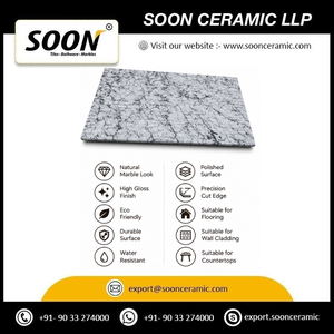 Mármol de Calcita Pulido ALPINE WHITE FLUTED-1 Ecológico con Vetas Blancas y Negras, Gran Losa, Diseño 3D, para Pared de Sala de Estar Moderna - Product Image 3
