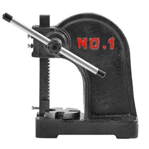 Pressa a colonna in ghisa da 1 tonnellata, altezza massima 5,9 pollici, macchina per rivettatura manuale di precisione - Product Image 5