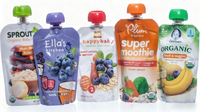 Pochette Doypack à bec verseur de qualité alimentaire pour liquides, personnalisable pour jus, sauces, miel, purée de fruits
