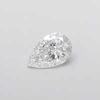 Diamant taillé en poire de 0,50 carat, certifié IGI, cultivé en laboratoire, couleur D, clarté VVS1, CVD HPHT, pierre libre, origine Maharashtra