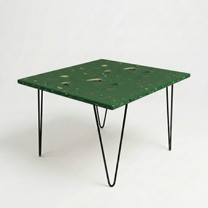 Mesa Baja de Comedor y Café 4GoodThings, Fabricada con Plástico Reciclado, Moderna, Minimalista, Impermeable, Apilable, Ecológica, Muebles para el Hogar - Product Image 1
