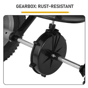 Spargitore Trainabile da 110 LBS con 10 Impostazioni Regolabili per Giardino e Prato, per Sementi e Fertilizzanti - Product Image 5