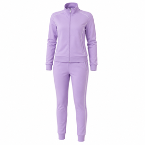 Nouvel ensemble de survêtement élégant imprimé intégral pour femme, ensemble deux pièces respirant pour femme, fabriqué par le fabricant - Product Image 2