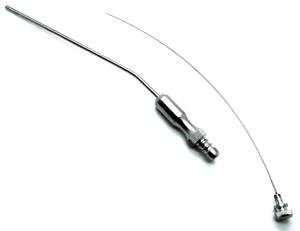 8 tubes d'aspiration Frazier en acier inoxydable, instruments médicaux ORL et de neurochirurgie - Product Image 6