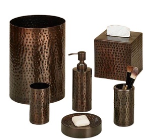 Conjunto de baño de lujo, juego de decoración de diseño único de cobre - Product Image 1