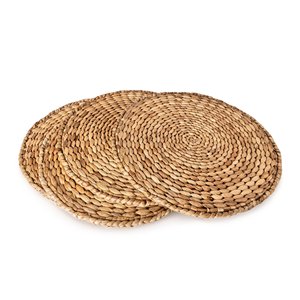 Set of 4 eco friendly water hyacinth <b>placemats</b> top trustworthy supplier table centerpiece decoration - Product Image 4