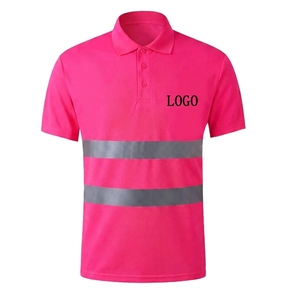 เสื้อโปโลนิรภัยสะท้อนแสงสำหรับผู้ชาย ผ้าโพลีเอสเตอร์ แห้งเร็ว ระบายอากาศได้ดี เหมาะสำหรับงานก่อสร้าง งานรักษาความปลอดภัย และงานอื่นๆ - Product Image 4