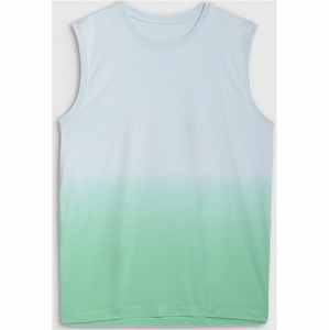 เสื้อกล้ามออกกำลังกายผู้ชายสีพื้นขายดี รับสั่งทำสีพื้น เสื้อกล้ามออกกำลังกายแห้งเร็ว ระบายอากาศได้ดี - Product Image 3