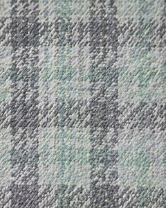 Camisa casual a cuadros verde menta y gris personalizada para hombre, corte ajustado, manga larga, con botones, de algodón, elegante, de calidad premium. - Product Image 6