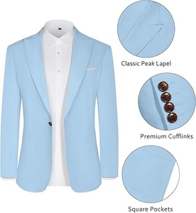 Premium wedding wear mens <b>pant</b> coat suit Men athletic fit <b>pant</b> coat suit stretch fabric modern business wear - Product Image 6