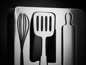 Porte-serviettes en métal à motif découpé, design texturé, pour cuisine et salle à manger, commande en gros - Product Image 2