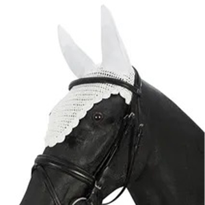 Masque anti-mouches en maille confortable pour chevaux, respirant, pour l'équitation en extérieur, protection faciale anti-insectes, couverture visible, protection des oreilles - Prix de gros - Product Image 5