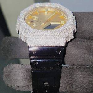 Royal Glacier GA2100 Custom Iced Out <b>Watch</b> Kit Full Metal Stainless Steel <b>Case</b> Luxury CasiOak Designer Upgrade gshock <b>watch</b> - Product Image 3