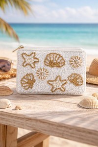 Handmade Beaded Coin Purse Small Zipper Pouch with Intricate <b>Beads</b> Women Party Wedding Mini Handbag Elegant Fashion Accessory - Product Image 5