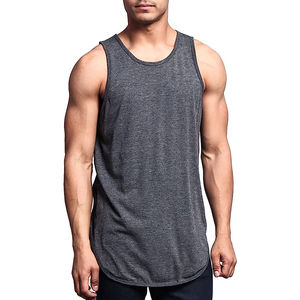 Camiseta sin mangas informal para hombre OEM, transpirable, para gimnasio, fitness, lisa, para correr en verano, chaleco deportivo de verano - Product Image 1