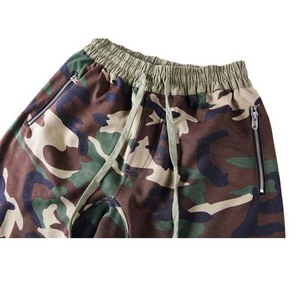 Nouvel Arrivage Pantalon Cargo Coupe Droite Anti-Plis Respirant Taille Élastique Fermeture Éclair Style Urbain Imprimé Camouflage Service OEM - Product Image 2