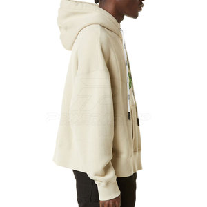 Sweat-shirts d'hiver décontractés pour hommes avec broderie personnalisée, 100% coton, à col rond avec poche avant, style streetwear délavé - Product Image 4