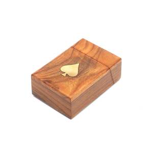 Premium Wooden <b>Decorative</b> <b>Storage</b> <b>Box</b> for Playing Cards - Product Image 3