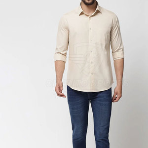 Camisa de Algodón para Hombre, Elegante, Ligera, Cómoda para Uso Diario, Clásica, de Algodón Suave - Product Image 4