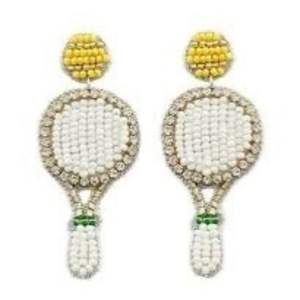 Pendientes de puño hechos a mano con cuentas bordadas y diseño de corazón, dos diseños de pendientes para mujeres y niñas. - Product Image 6