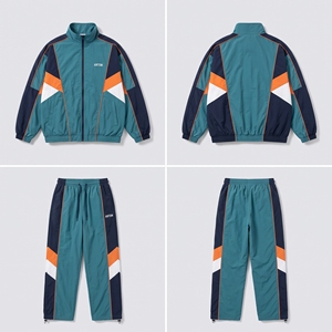 Conjunto de Chándal Cortavientos Personalizado para Hombre, 2 Piezas, Chaqueta y Pantalones de Nailon, Venta al Por Mayor OEM - Product Image 2
